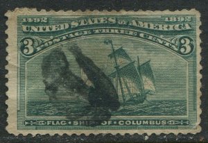 232 3c Columbian Used