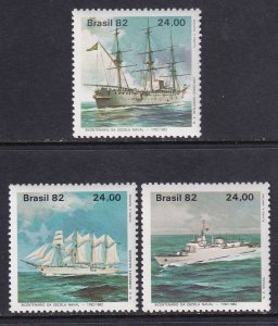 Brazil 1837-1839 Ships MNH VF