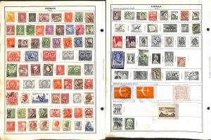Australia Stamp Collection on 20 Harris Pages, 1913-1990