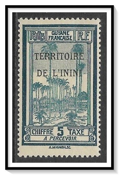 Inini #J1 Postage Due NG