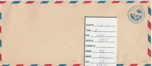 Scott# UC1   UPSS#AM5   Watermark 30   US air mail envelope.