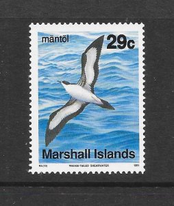 BIRDS - MARSHALL ISLANDS #355 SHEARWATER MNH