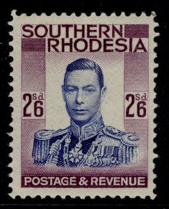 SOUTHERN RHODESIA GVI SG51, 2s 6d ultramarine & purple, M MINT. Cat £17.