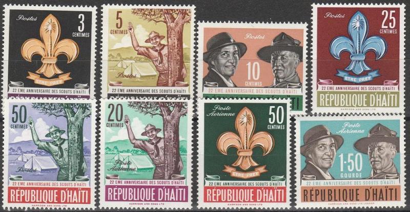 Haiti #491-5, C193-5  MNH F-VF CV $2.80 (V1942)