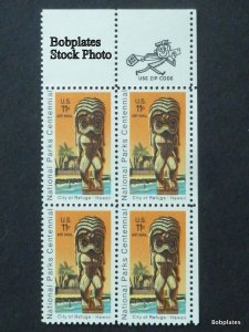 BOBPLATES #C84 Hawaii Zip Block F-VF NH <>See Details for Positions