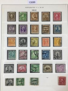 MOMEN: US STAMPS  1926-1934 USED COLLECTION LOT #13086