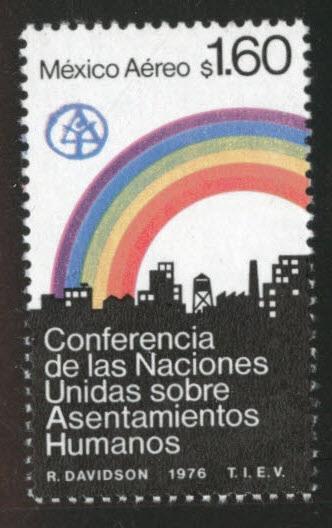 MEXICO Scott C522 MNH** 1976 airmail stamp