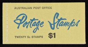 AUSTRALIA 1967 QEII $1 booklet Post Your Parcels. MNH **. SG SB41ab. Pfr B120Cdt