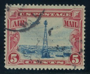 US Stamp #C11 Beacon on Rocky Mountain 5c - PSE Cert - USED 