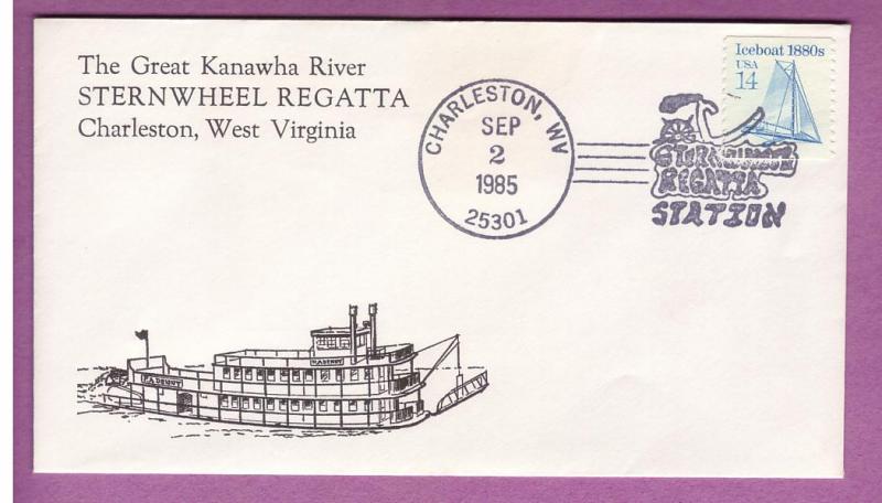 1985 Charleston Wv Great Kanawha River Sternwheel Regatta Hipstamp