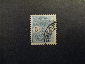 Danish West Indies #22 used  a23.3 8526