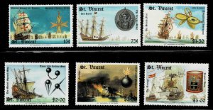 St Vincent 1100 - 1105 - MNH