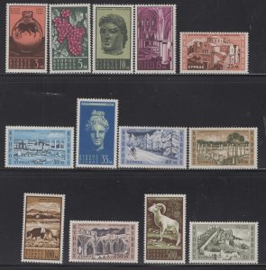 CYPRUS  206-218 MNH SET