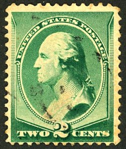 U.S. #213 USED SML THIN