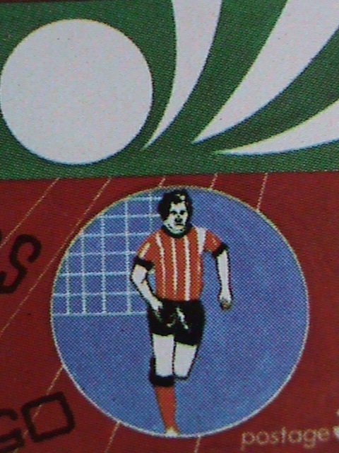 ​SCOTLAND-STAFFA STAMP-1974-WORLD CUP SOCCER-MUNICH'74-CTO FULL-SHEET VF