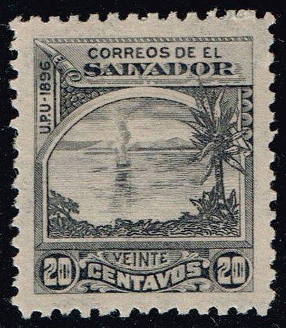 El Salvador #166 Lake Ilopango; Unused (8.00)