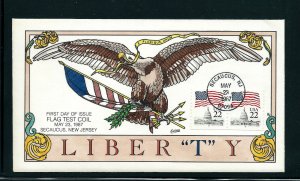 COLLINS CACHET COVER - SCOTT #2115 - US FLAG COIL -  MAY 23, 1987