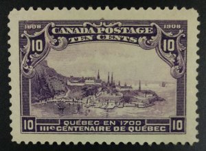 MOMEN: CANADA SC #101 MINT OG H SUPERB JUMBO LOT #62288