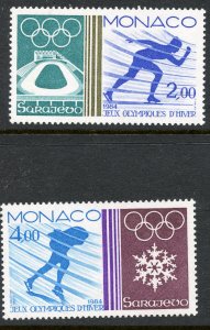 Monaco # 1422-3, Mint Never Hinge.