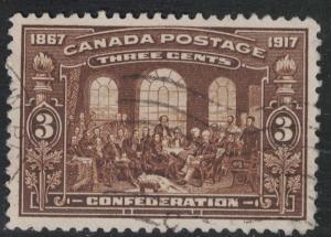 Canada  #  135  Used  VF  CDS   Cat $  3