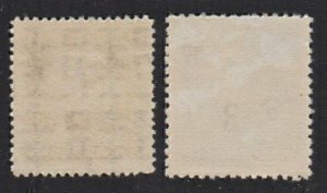 China 1940 湖南 Hunan Surcharge 3c on 5c SYS (2v Cpt) MNH