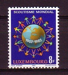 Luxembourg, Scott cat. 681. Scouting Issue.