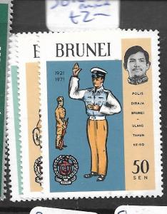 BRUNEI  (PP3105B) POLICE SG 181-3  MNH