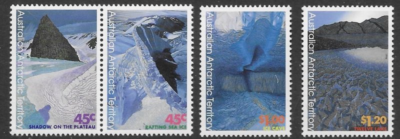 Australian Antartic Territory L98-101  1996 set 4 VF  Mint nh