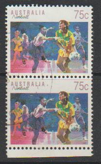 Australia SG 1188 FU - vertical pair  with bottom margin ...