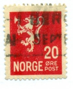 Norway 1927 #119 U SCV(2022) = $0.25