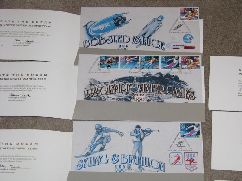 Official XVI Olympic Winter Game Covers, 1992, Albertville, France