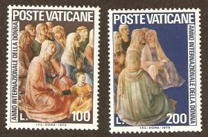 Vatican  Scott # 588-9   Mint never hinged