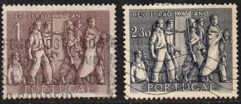 Portugal Sc #737-738 Used
