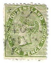 Queensland 60, used, 1879, (a296)