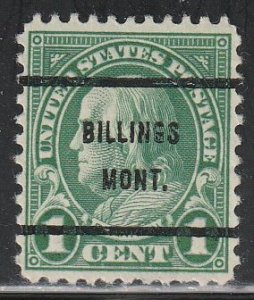 Precancel - Billings, MT - PSS 632-61 Bureau Issue