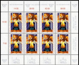 Austria 1999 MNH Stamps Mini Sheet Scott 1791 Philately Inicial Letter Nuclear B