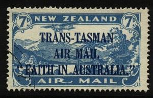 NEW ZEALAND 1934 Trans Tasman 7d fine used - ACS cat NZ$75.................21534