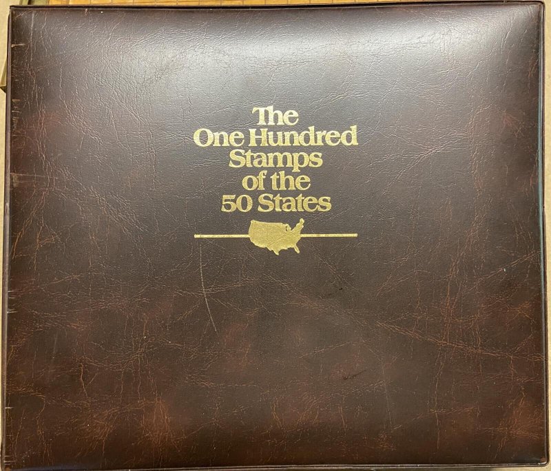 100 STAMPS OF 50 STATES CMPLT SET 50 BIRDS/FLOWERS IN ALBUM & 50 STATES STAMPS *