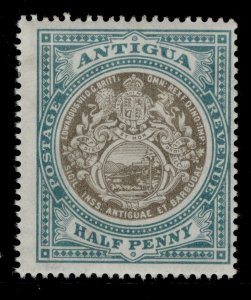 ANTIGUA EDVII SG31, ½d grey-black and grey-green, M MINT.