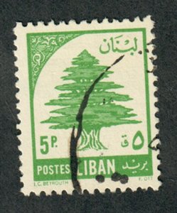 Lebanon #299 used single