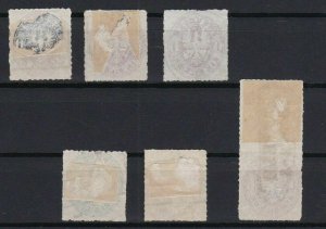 prussia 1861 - 66 used stamps  ref r13384