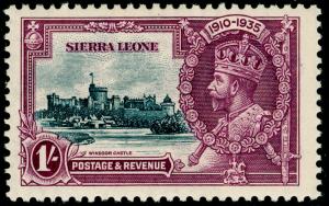 SIERRA LEONE SG184, 1s slate & purple, VLH MINT. Cat £24.