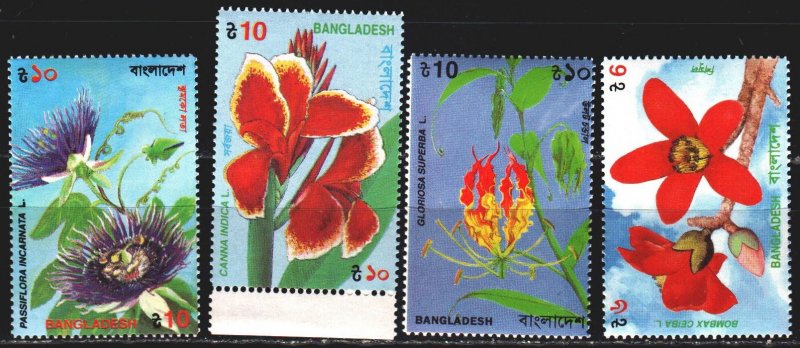 Bangladesh. 1995. 528-32 from the series. Orchids, flowers. MNH.