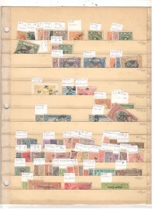 INDIA STATE COLLECTION ON STOCK SHEET MINT/USED