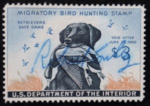 U.S. Used Stamp Scott #RW26 $3 Federal Duck Hunting, VF - XF. A Gem!