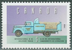 #1605i MNH Canada - International D-35 Delivery Truck (1938)