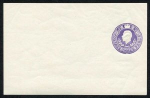 ES47 KGV 3d Violet stamped to Order gummed Label