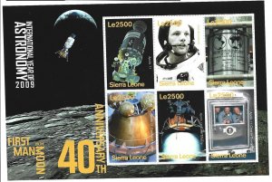 Sierra Leone Scott 2941 Space Souvenir Sheet NH        wb