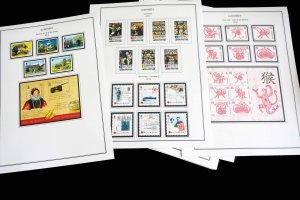 COLOR PRINTED GB GUERNSEY 2011-2020 STAMP ALBUM PAGES (67 illustrated pages)