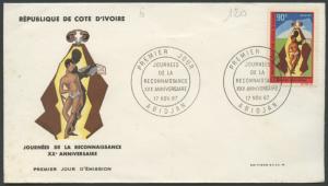 Ivory Coast, First Day Cover